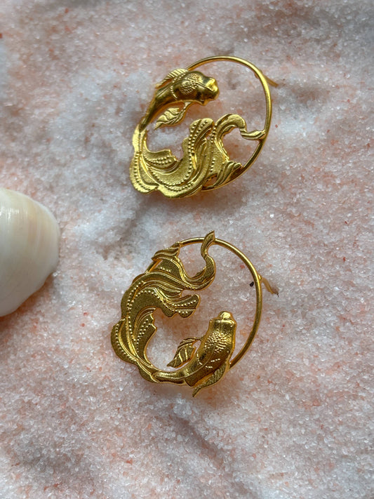 Sacred Koi Halo Studs