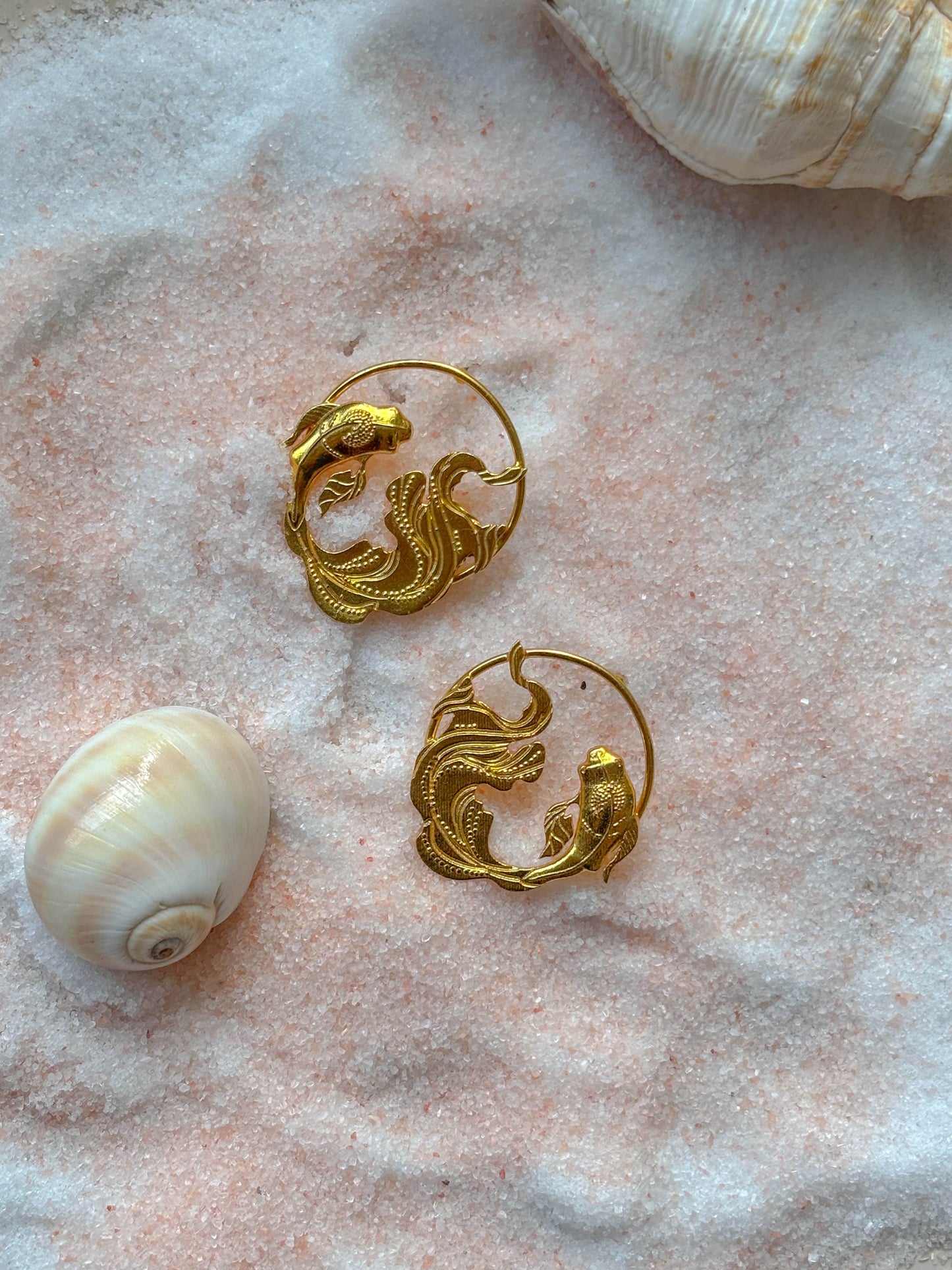 Sacred Koi Halo Studs
