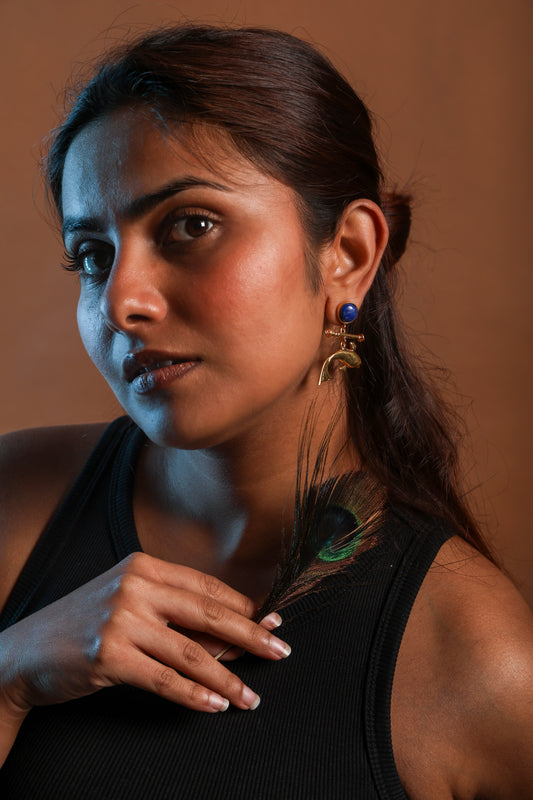 Flute and Flow Danglers are inspired from the Matsya Avatar of Lord Vishnu
