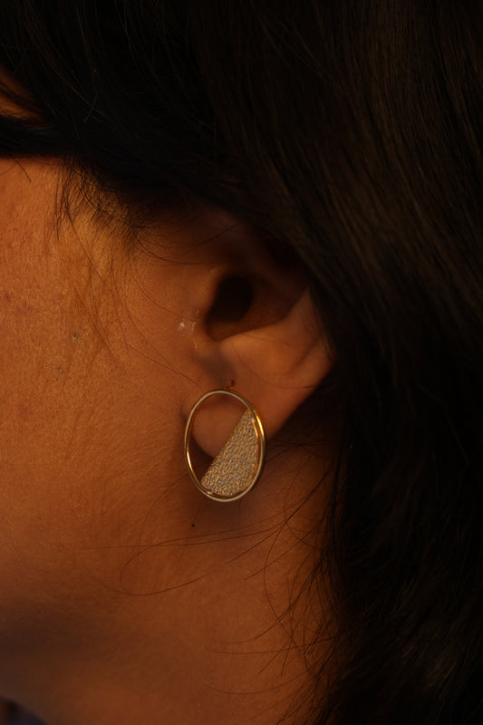 Half Light Symbolic Stud Earrings