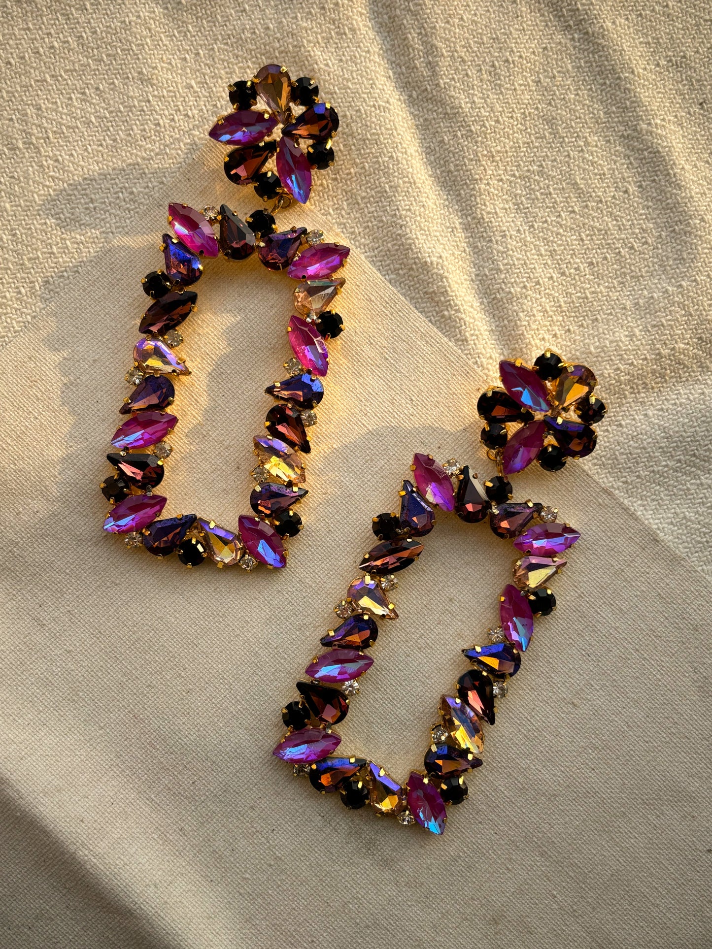 Chunck Rose Danglers