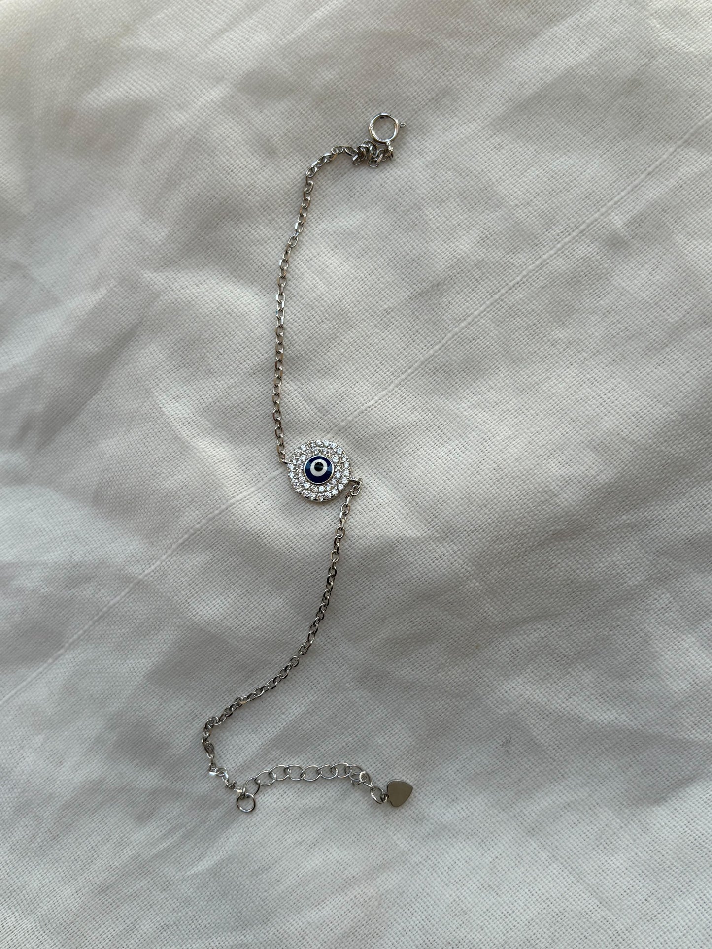 Evil Eye Silver Bracelet