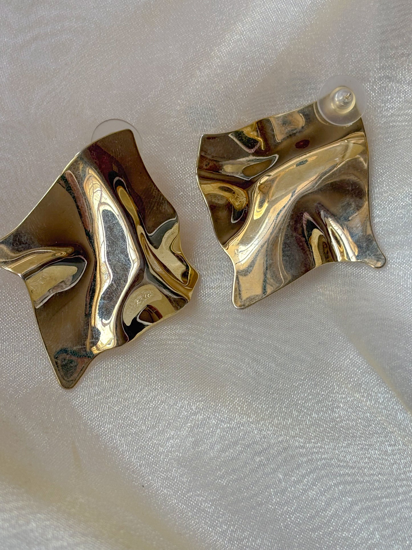 Ripple Gold Studs