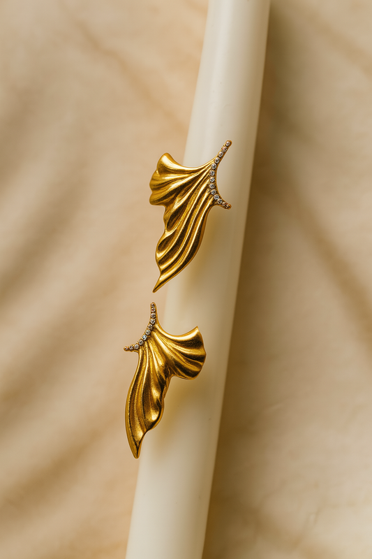 Divine Flow Golden Studs