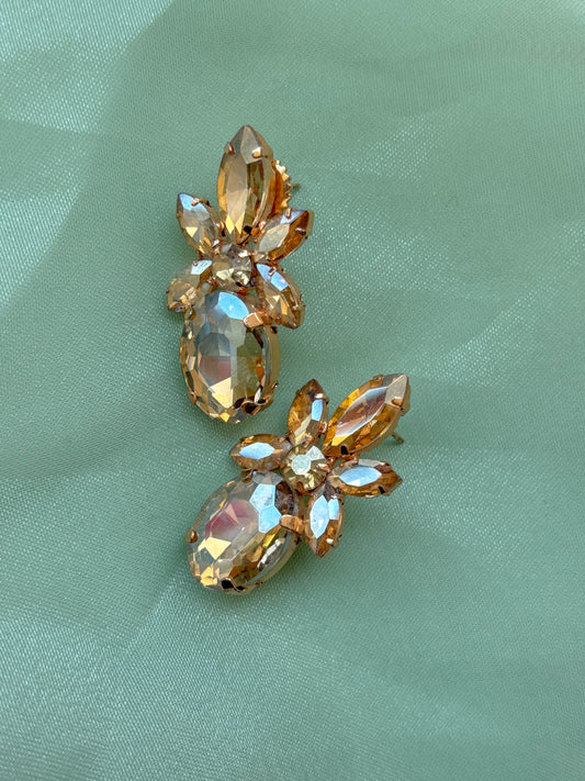 Champagne Pineapple Earrings