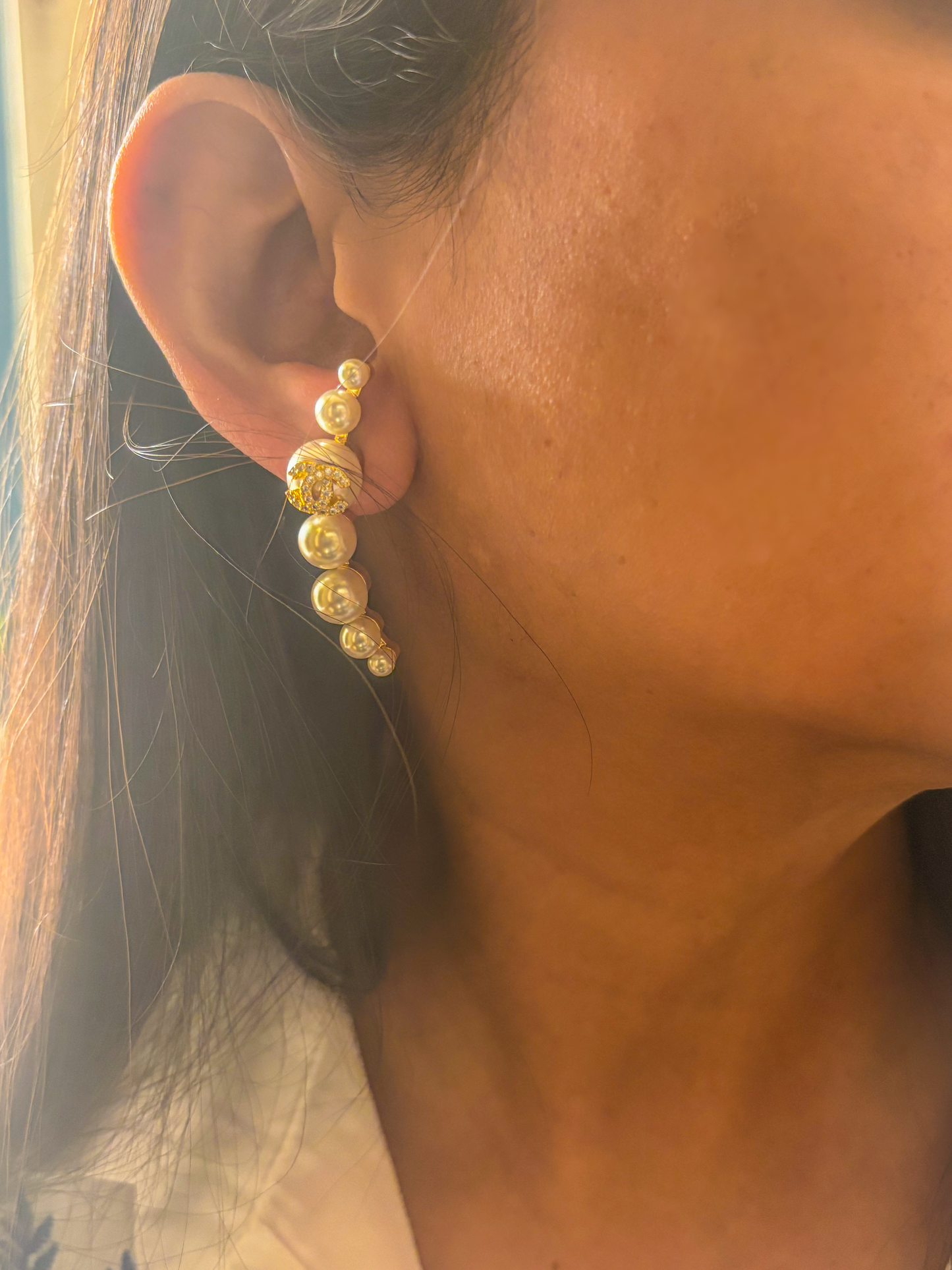 Ivy Line Pearl Drops