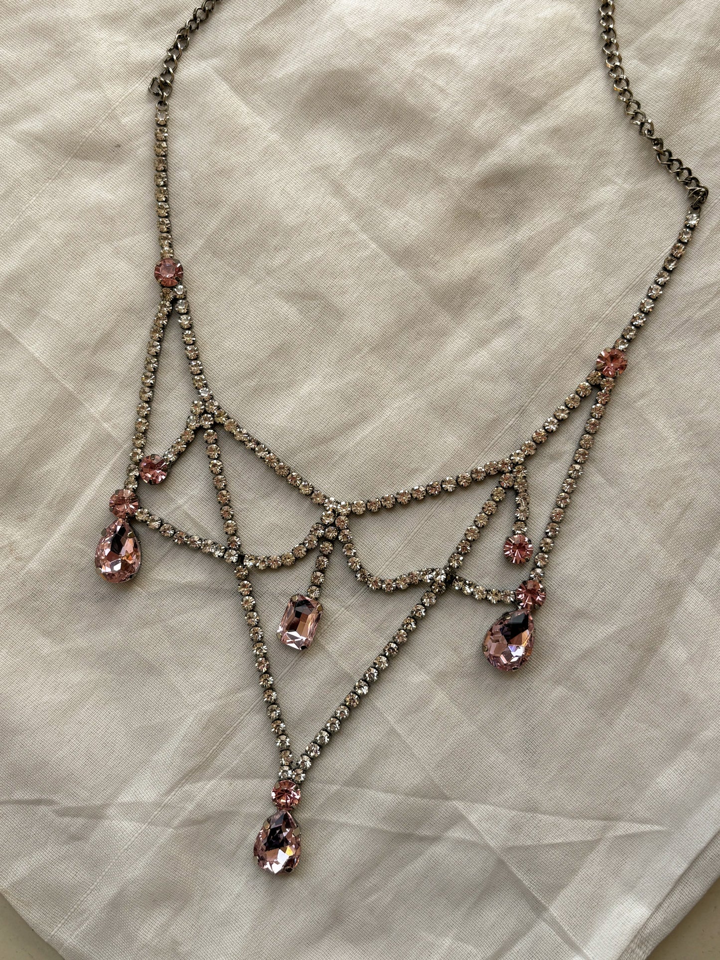 Silver Cascade Necklace