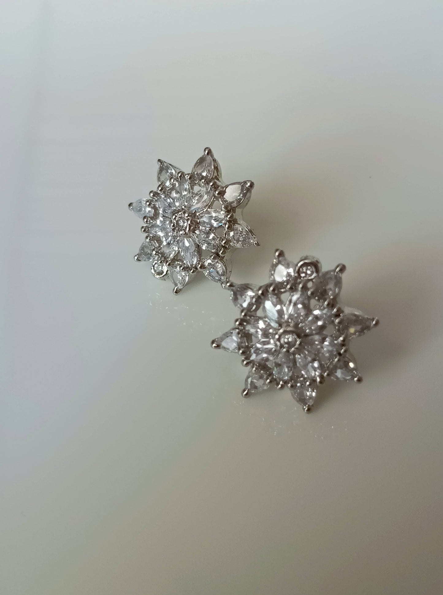 Crystal Silver Stud