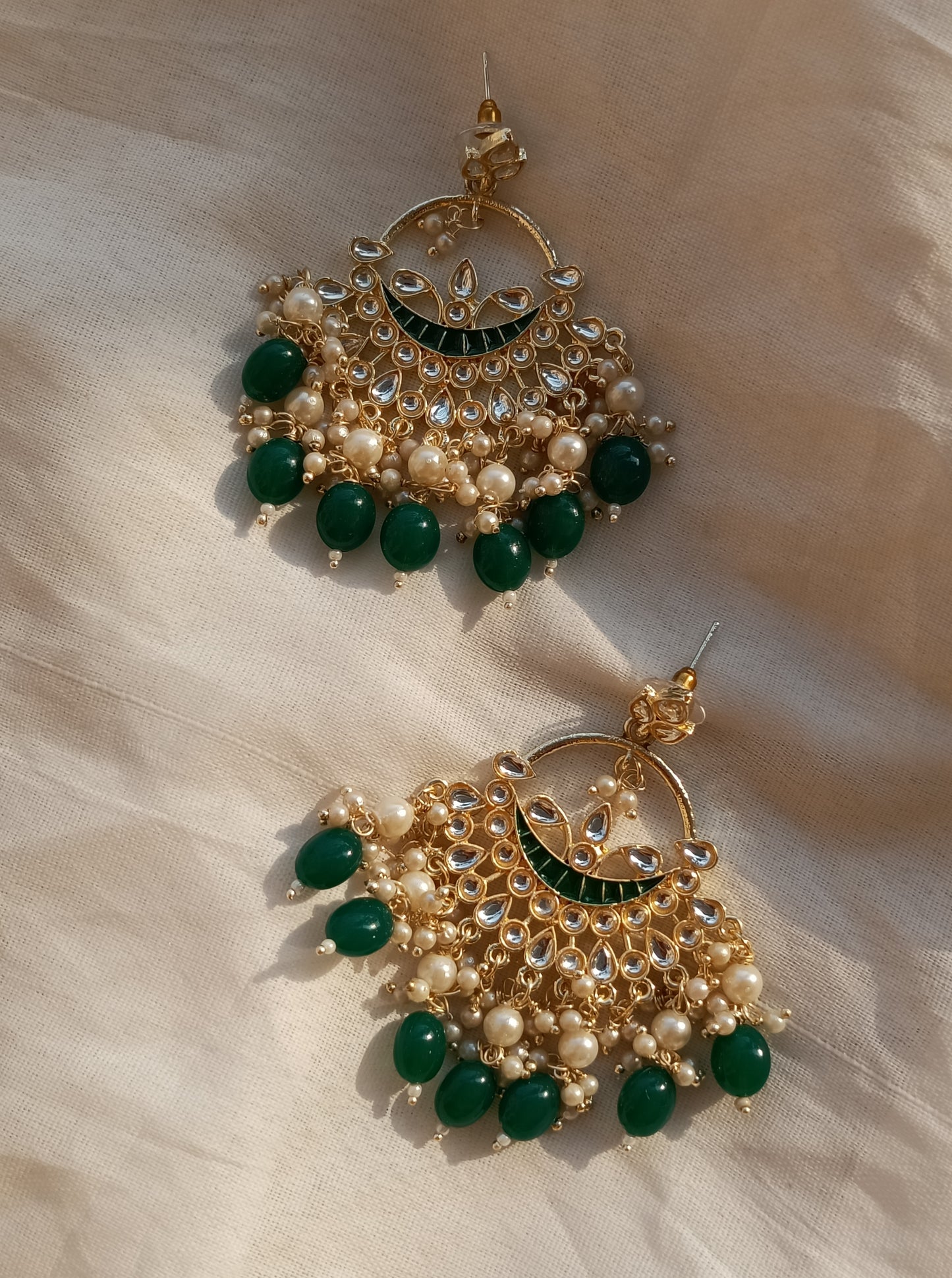 Luminous Kundan Fusion Earrings