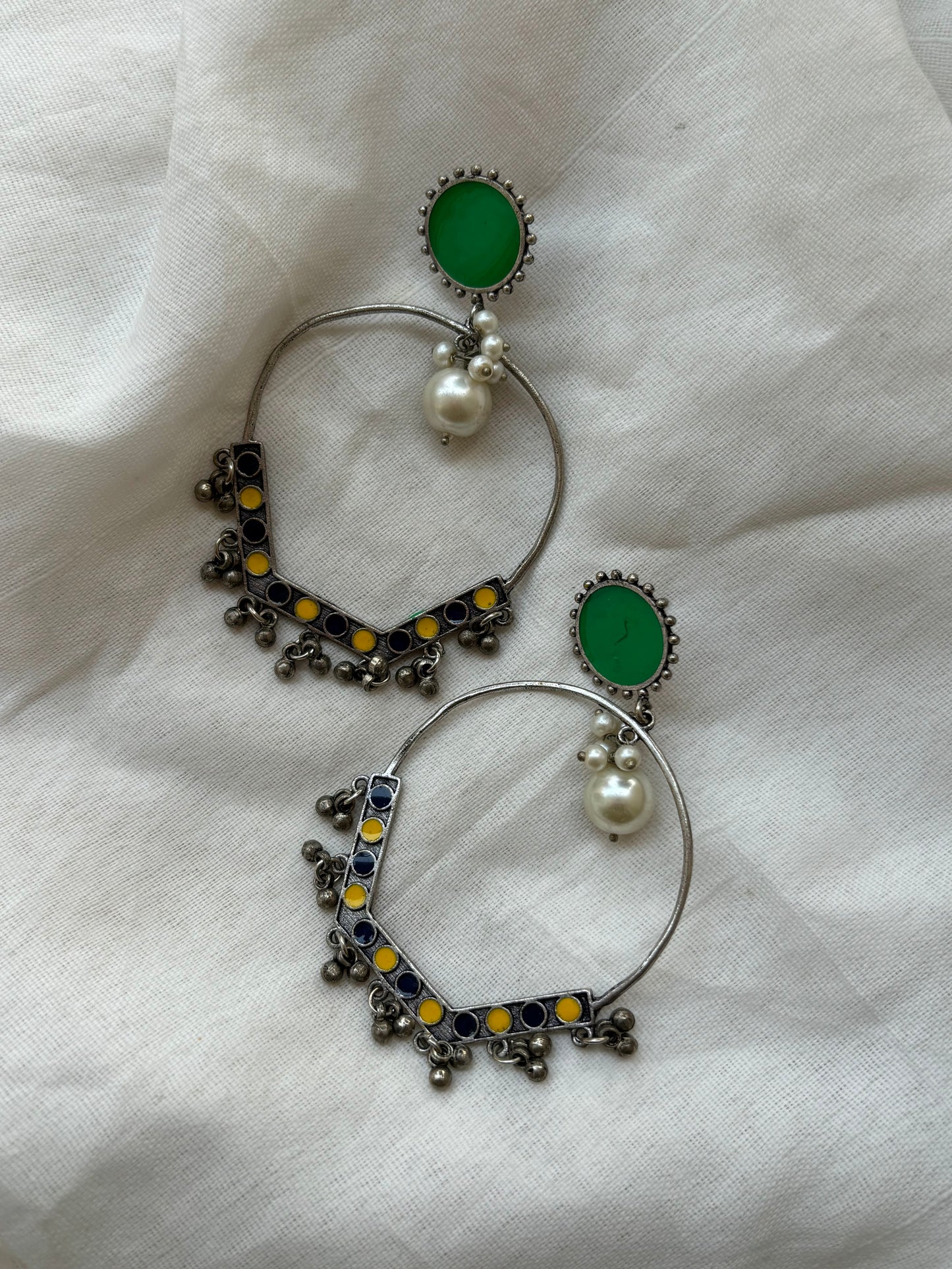 Rubaroo Oxiidized Chaandbali