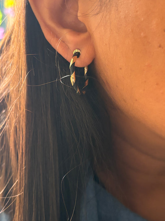 Dreamy Swirls Hoops