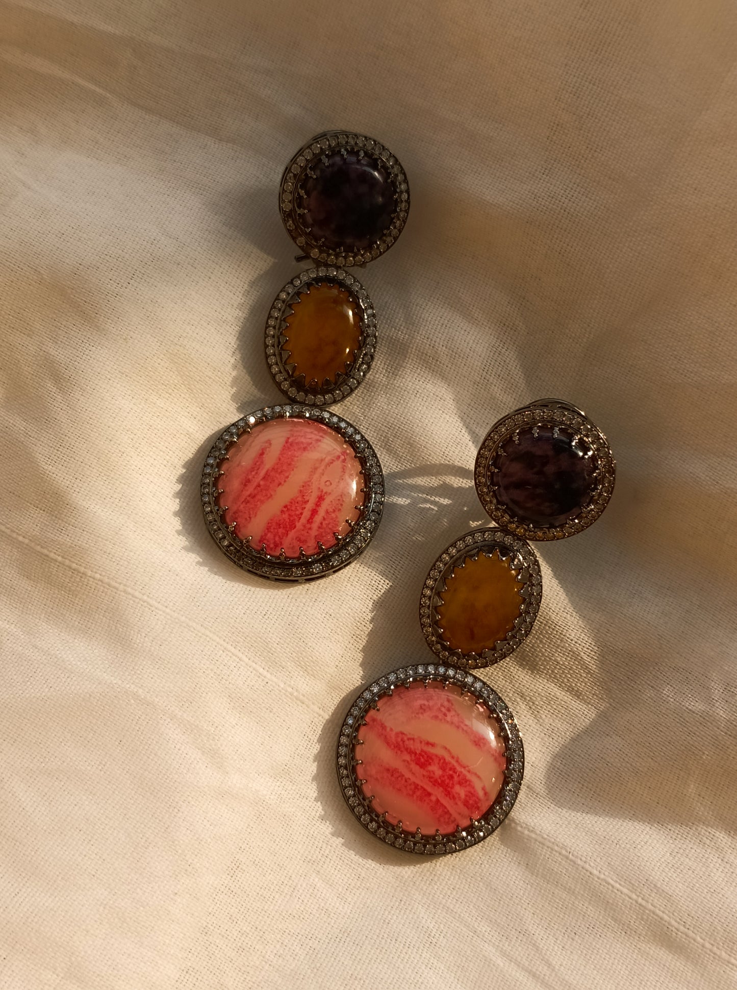 Peach Prism Circlets