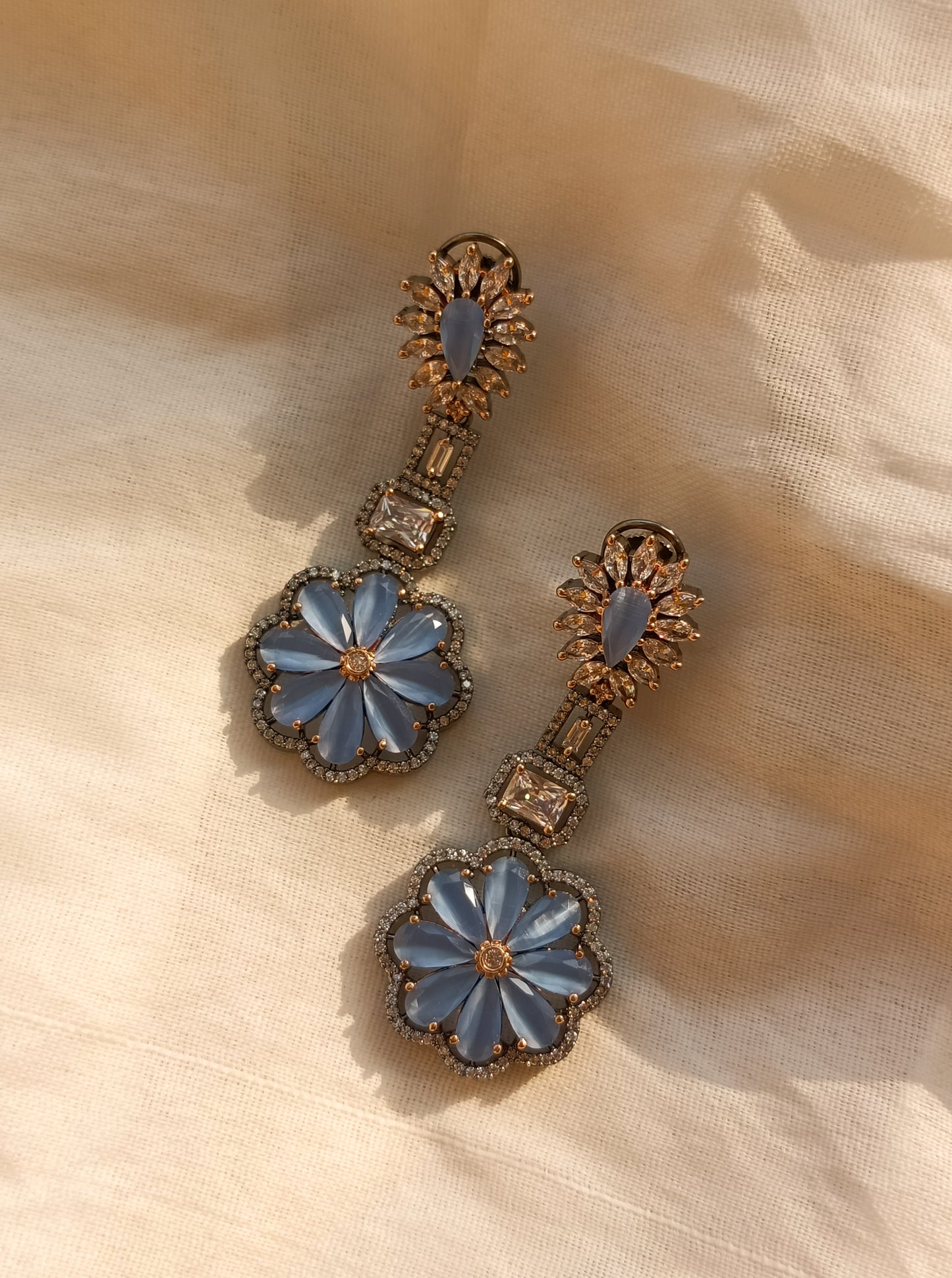 Blue Blossom Key Elegance