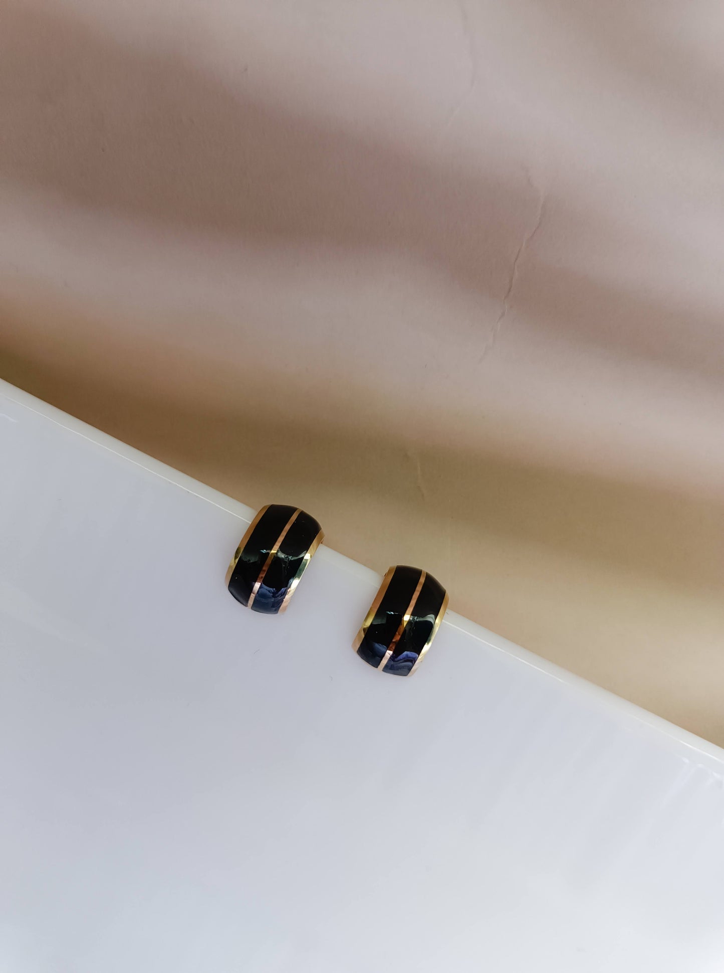 Petite Onyx Studs