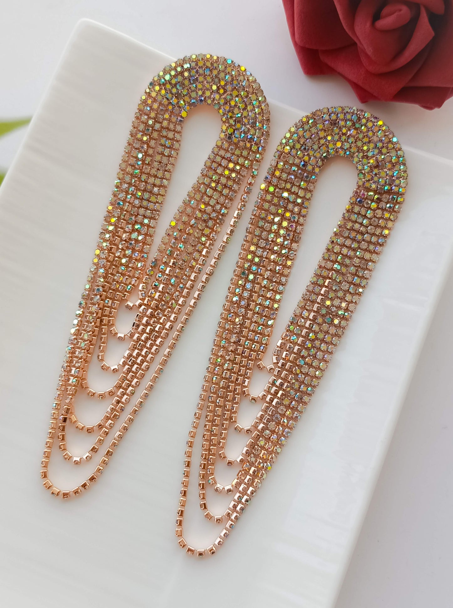 Colourful Cascade Earrings