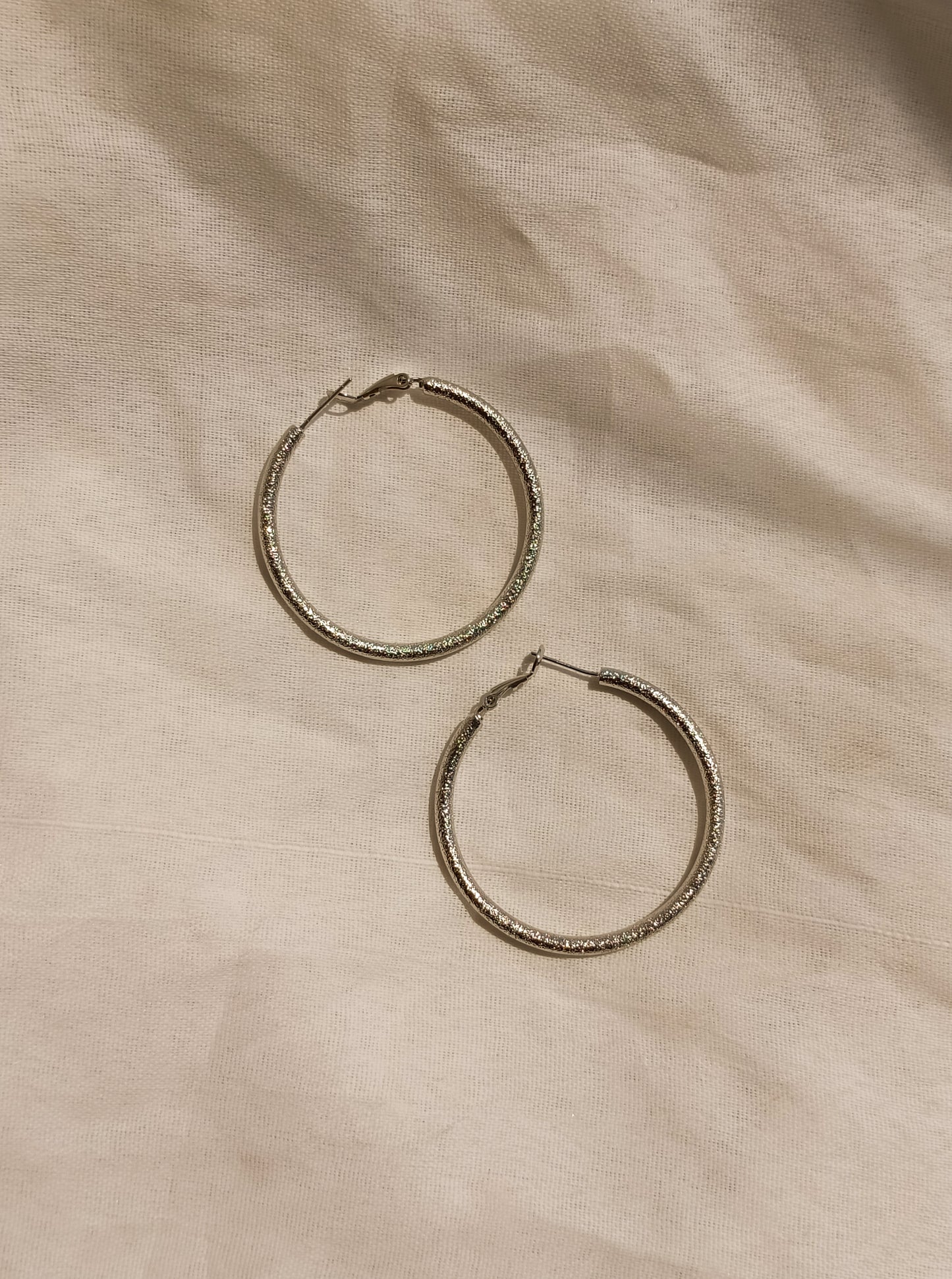 Silver Hoop Earrings