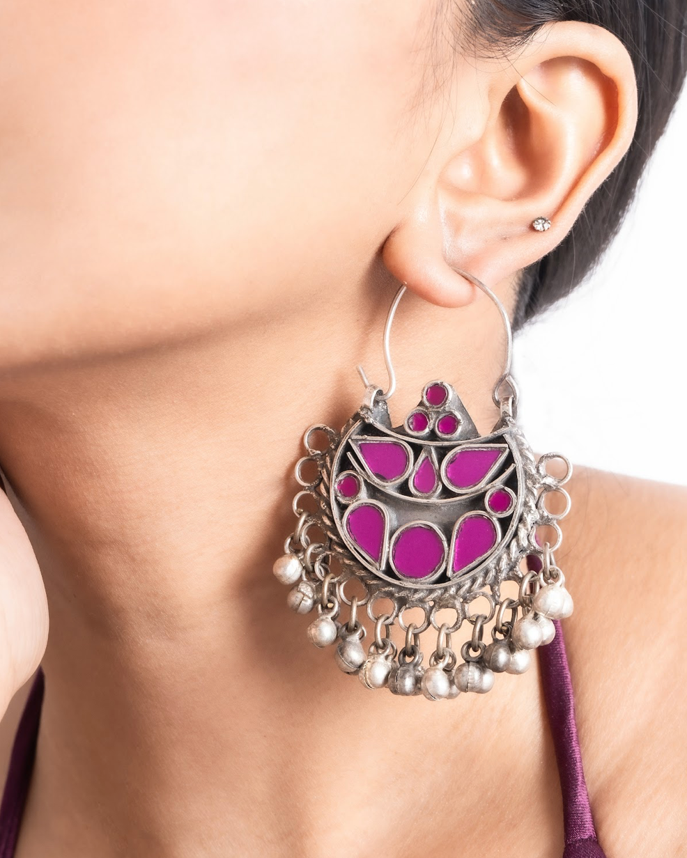 Afghani Mirror Chandbali