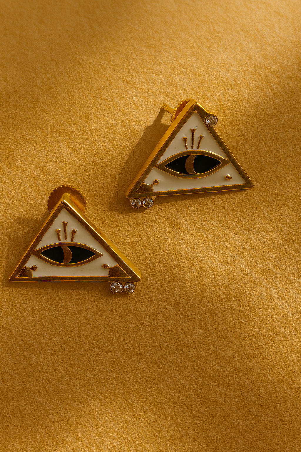 Talisman Triangle Studs