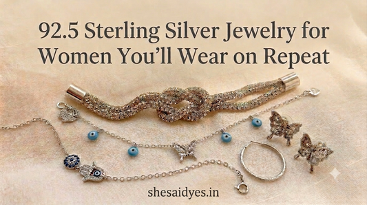 92.5 Sterling Silver Jewelry for Women