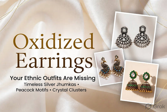 Oxidized Earrings Your Ethnic Outfits Are Missing