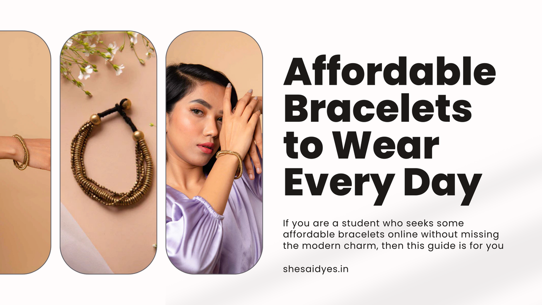 Affordable Bracelets for College Girls infographic