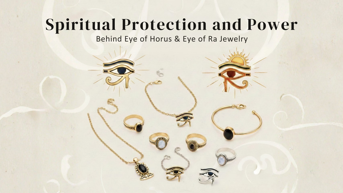 Eye of Horus and Eye of Ra Jewelry Infographic