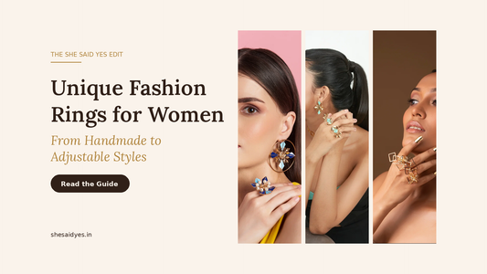 Unique Fashion Rings for Women: From Handmade to Adjustable Styles