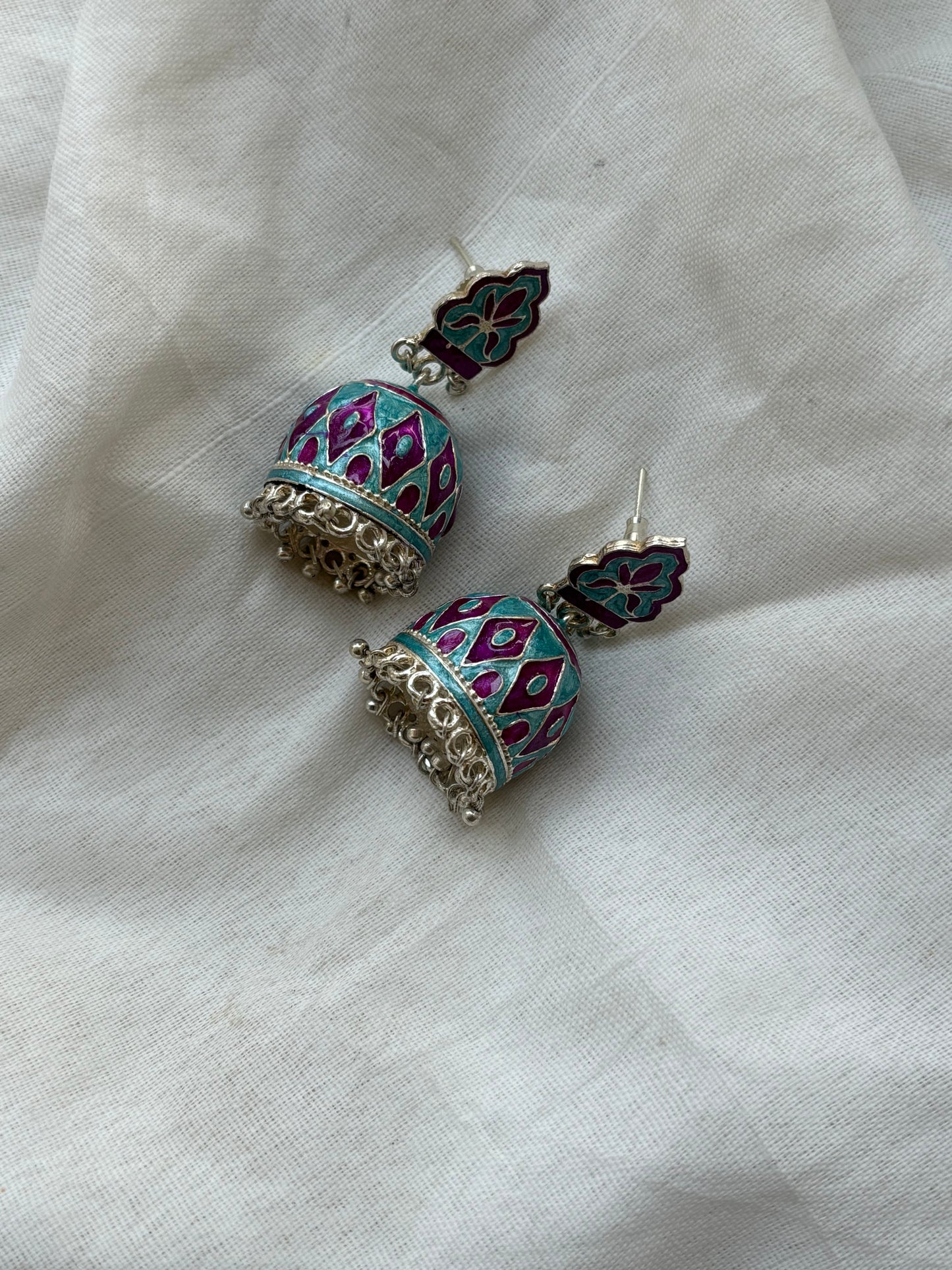 Menakari Brass Jhumkis