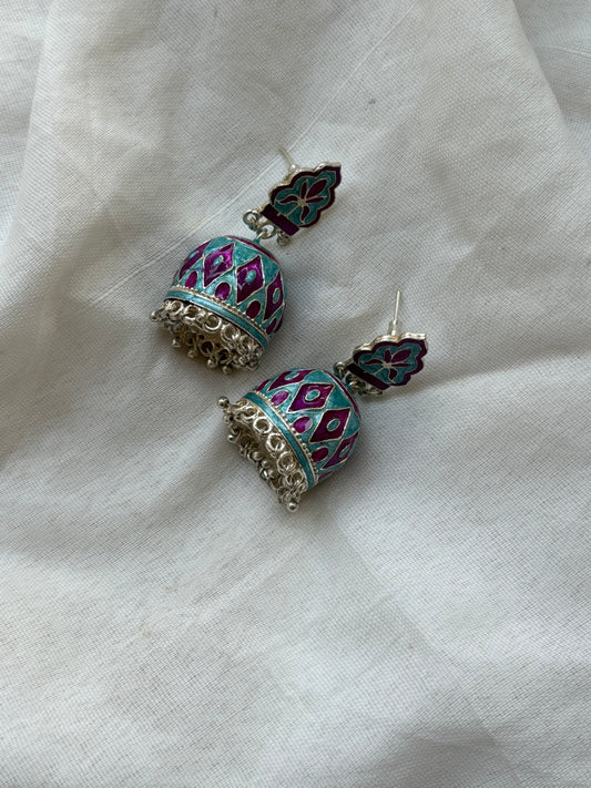 Menakari Brass Jhumkis