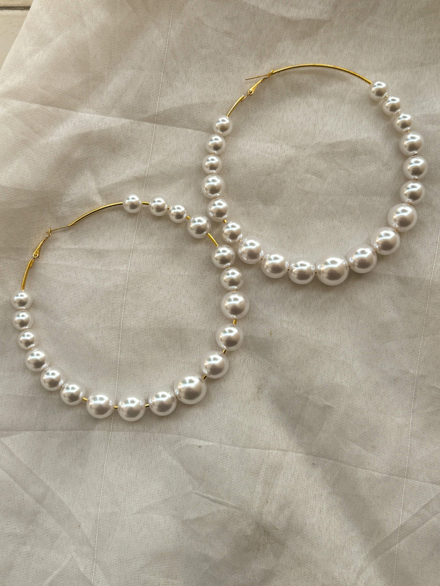 Ella Pearl Hoops