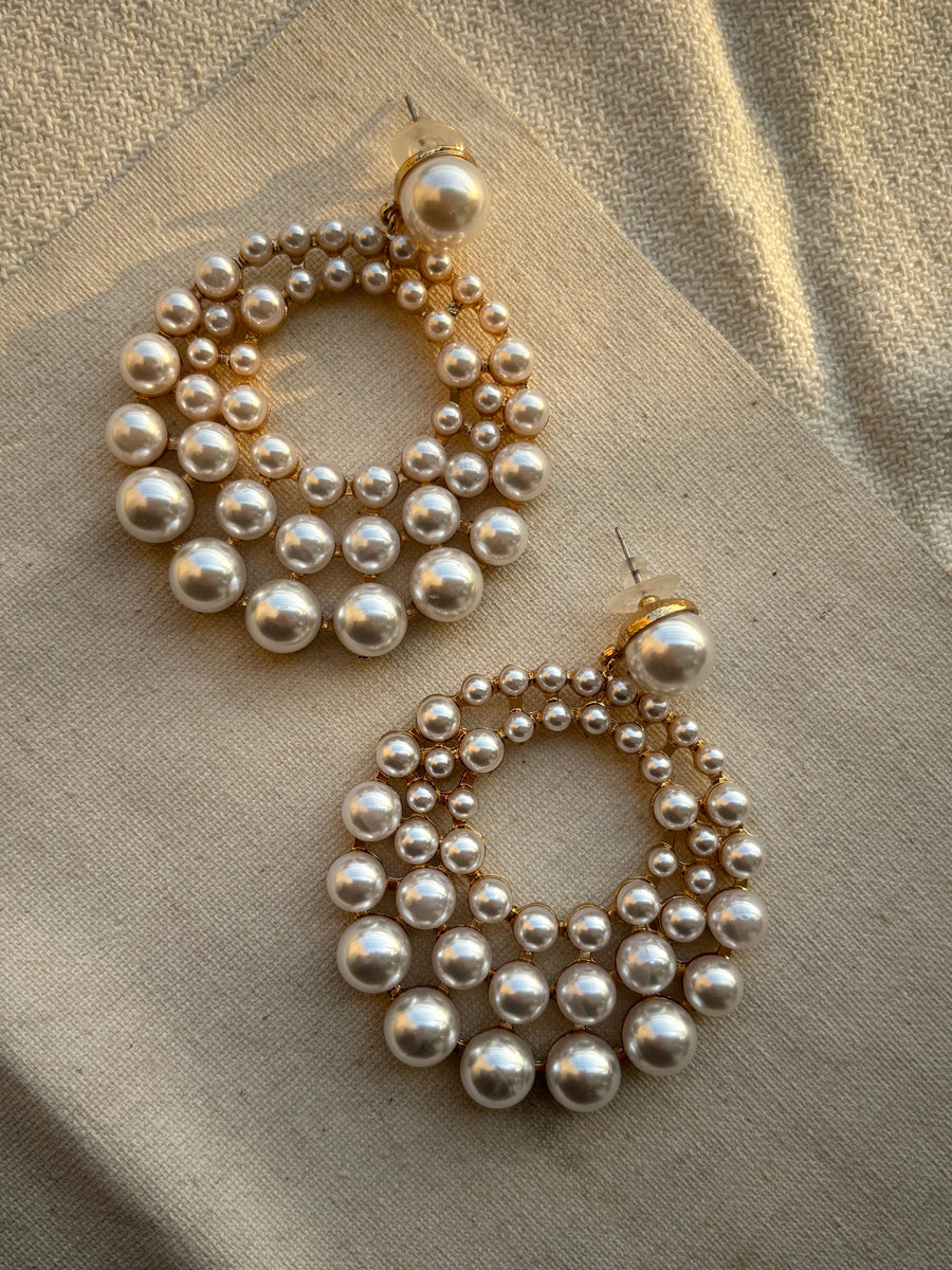 Moonlit Sonata Pearl Earrings