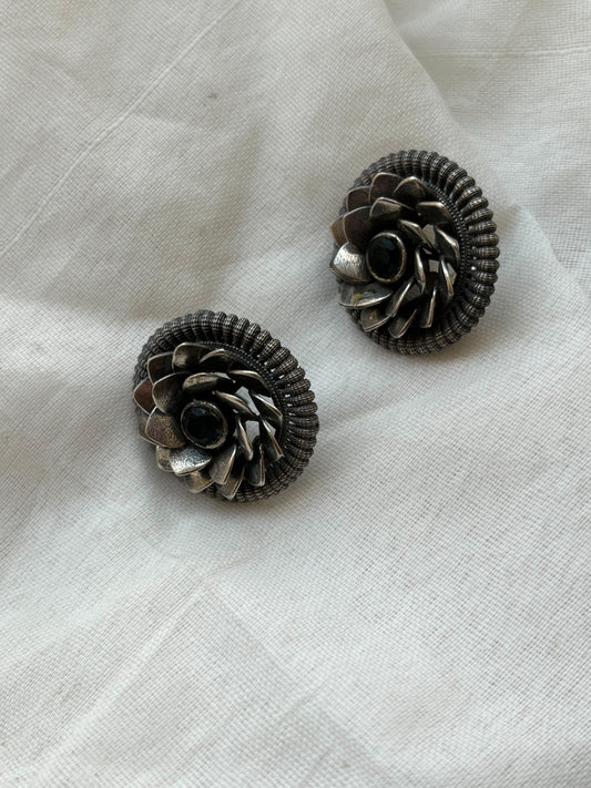 Rusted Rose Earrings