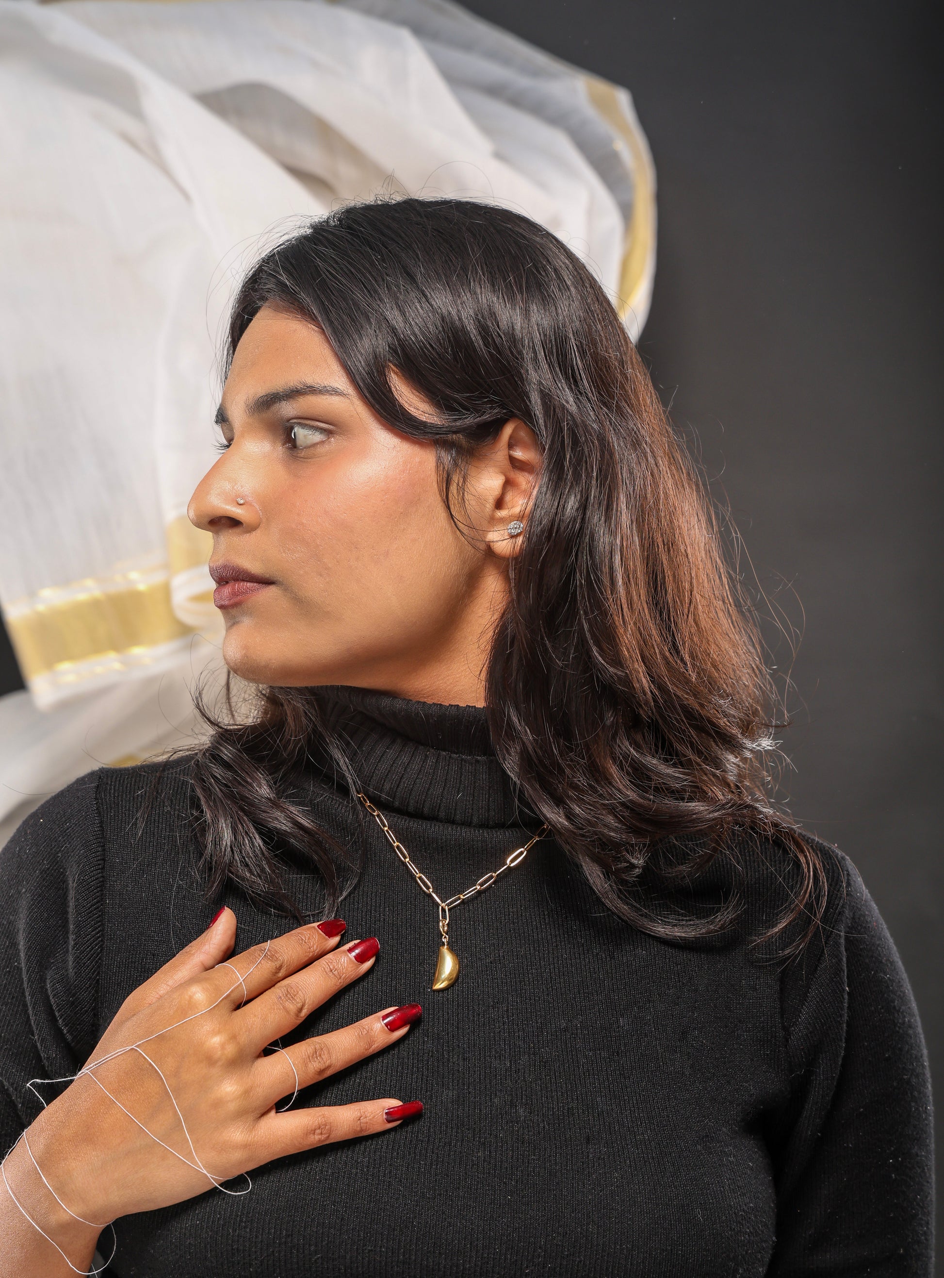 Divine Teardrop Charm