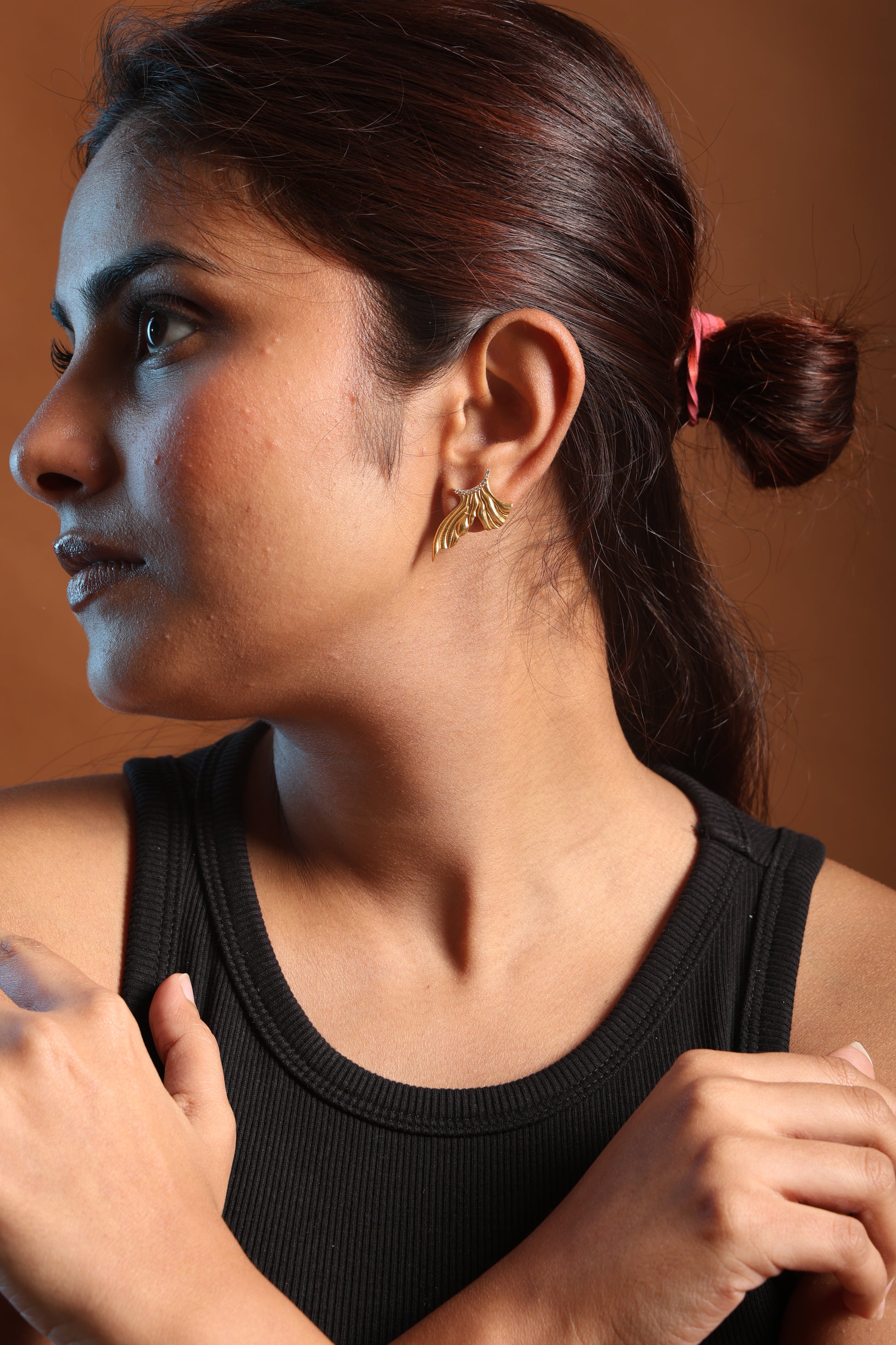 Handcrafted Divine Flow Studs