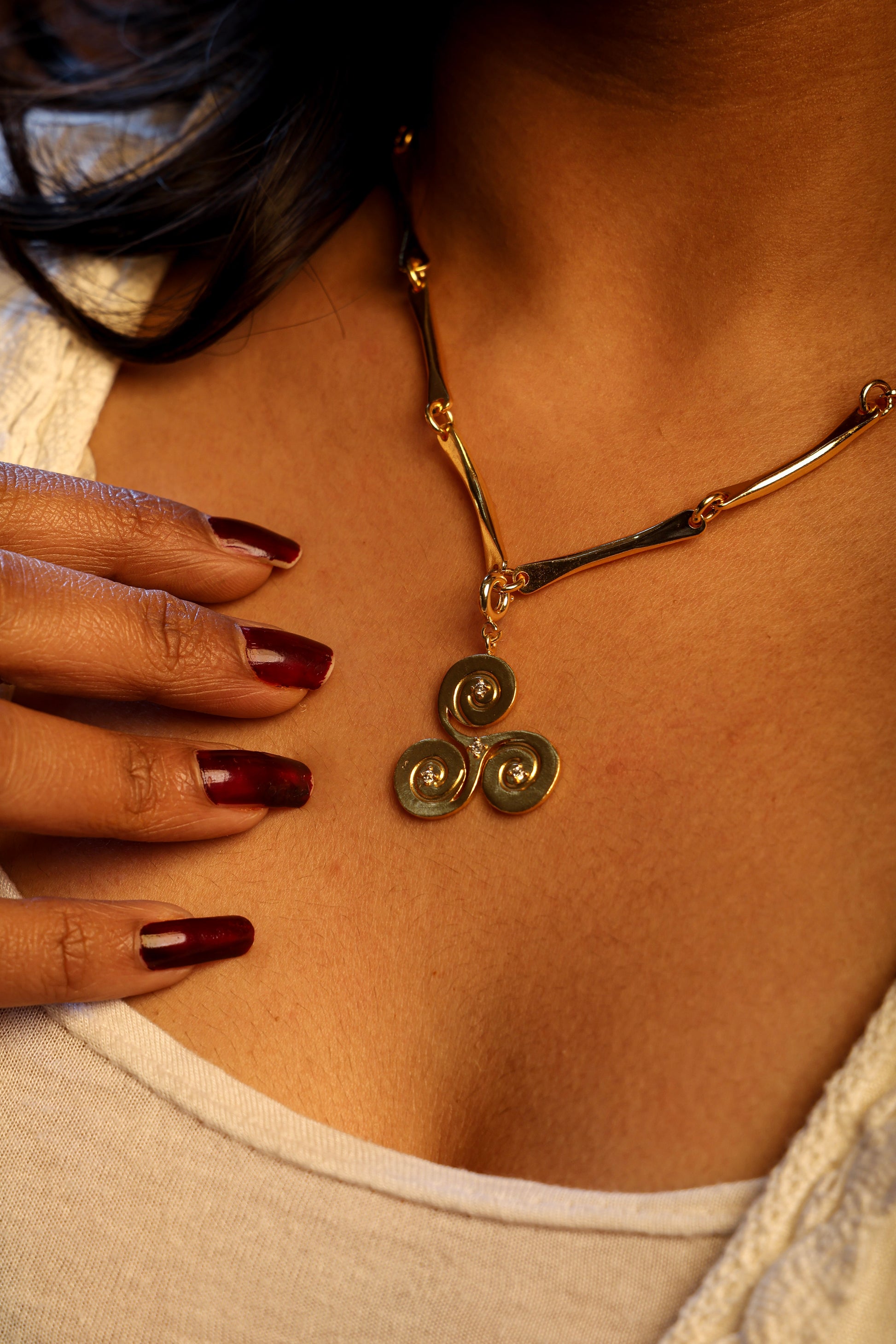 Trinity Swirl Charm