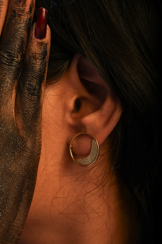 Lunar Crescent Symbolic Studs
