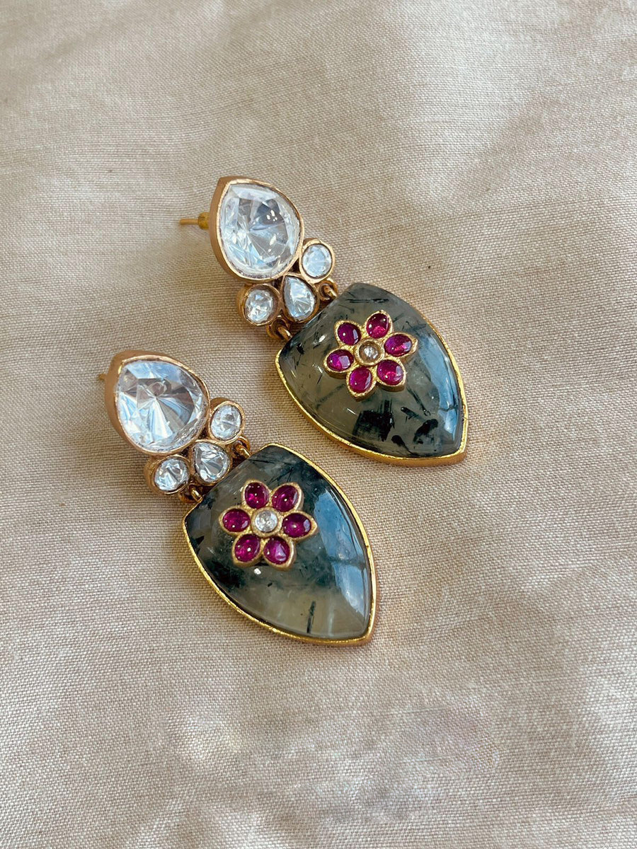 Pratha Inlay Kundan Earrings