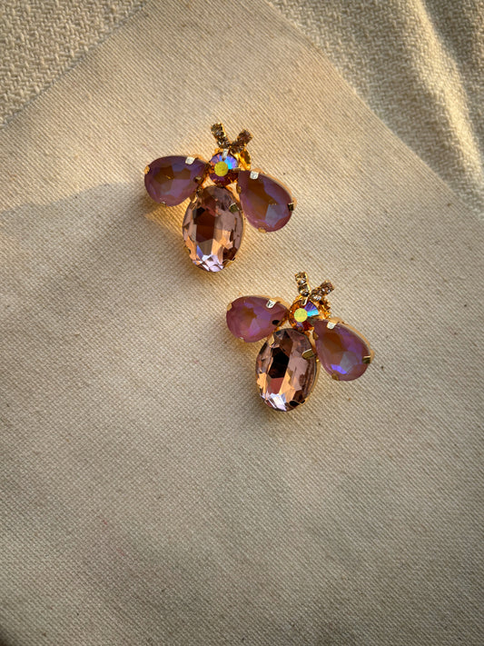 Rose Bee Studs