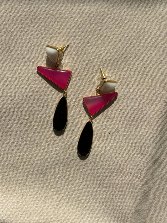 Terra Luxe Natural Ston Earrings