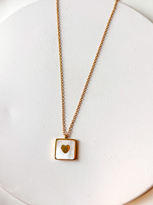 Heart of Pearl Necklace
