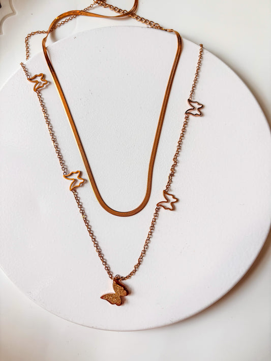 Butterfly Dreams Duo Necklace