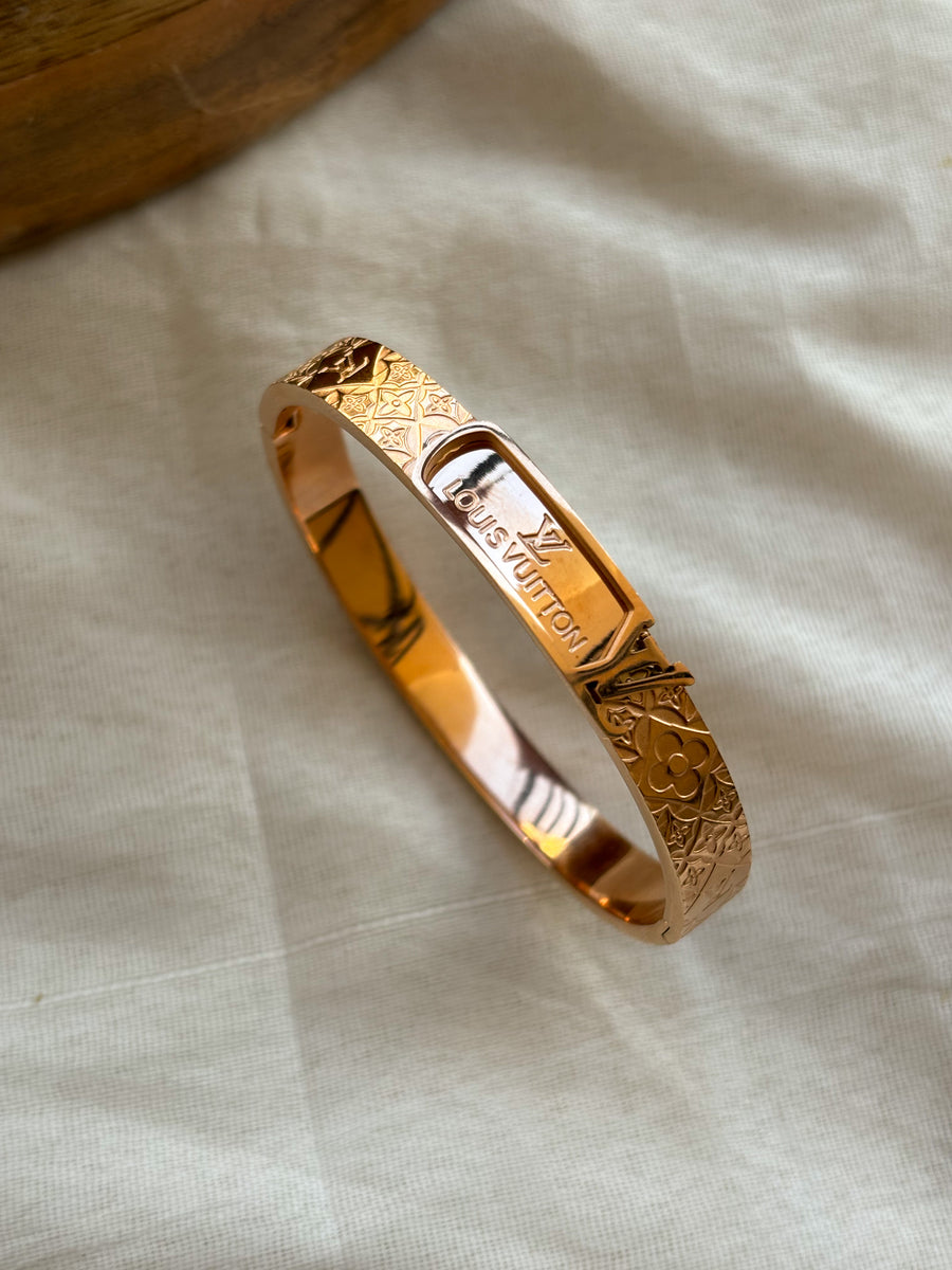 LV Gold Cuff Bracelet