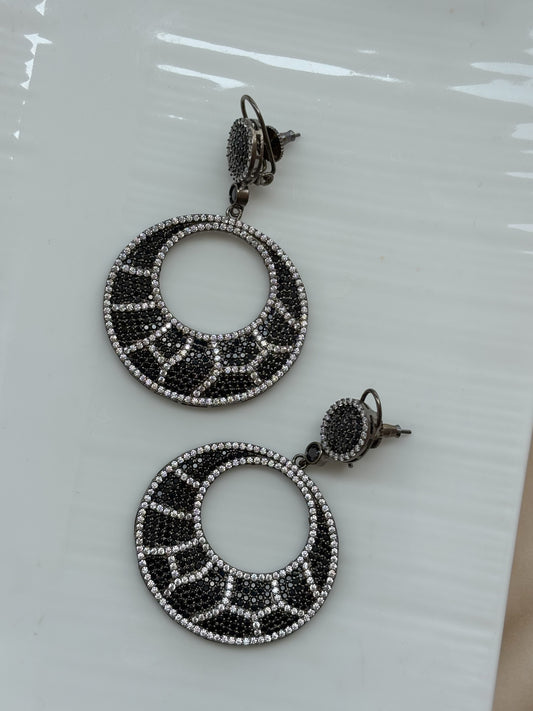 Onyx Sparkle Earrings