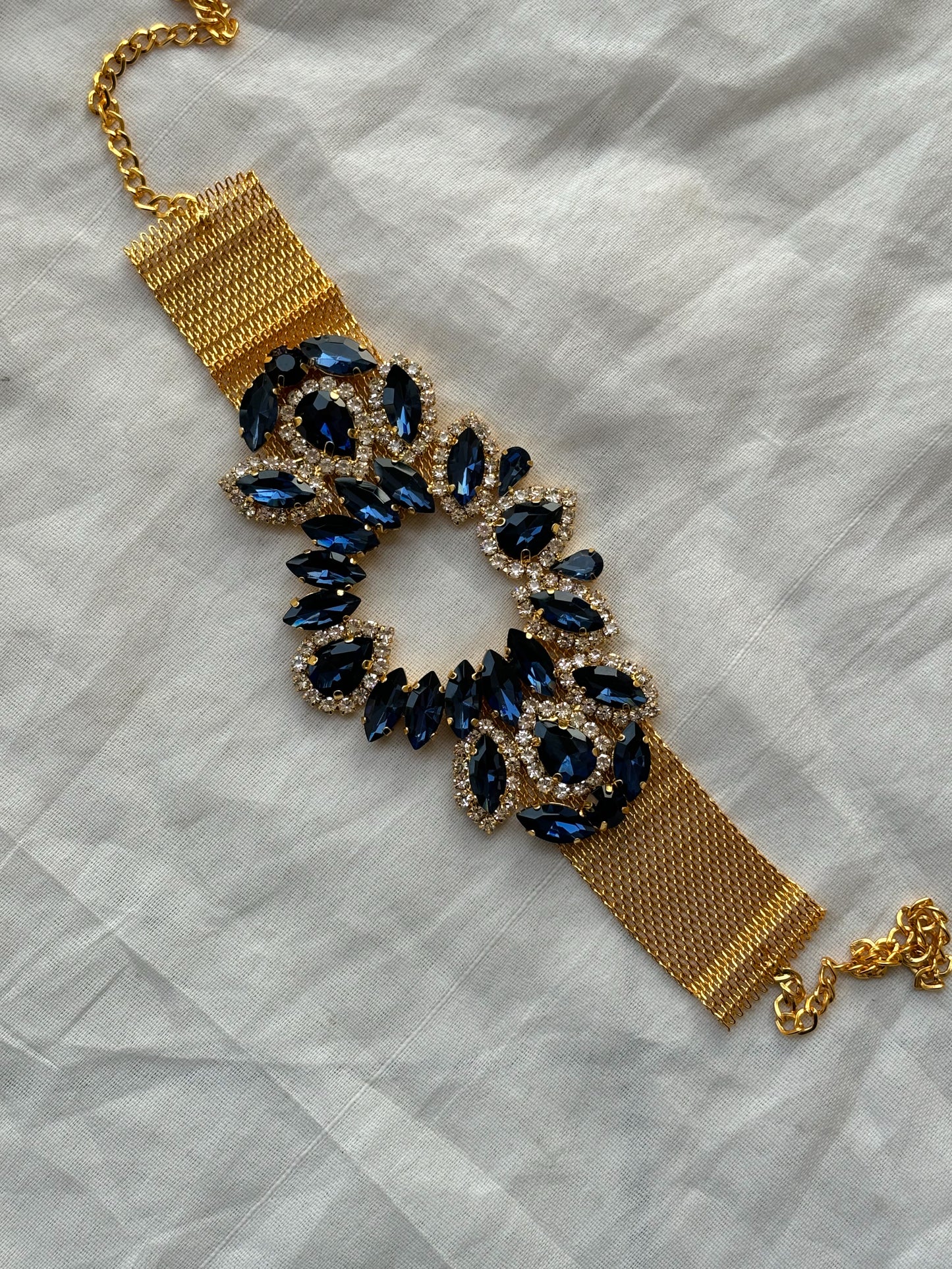 Sapphire Radiance Choker