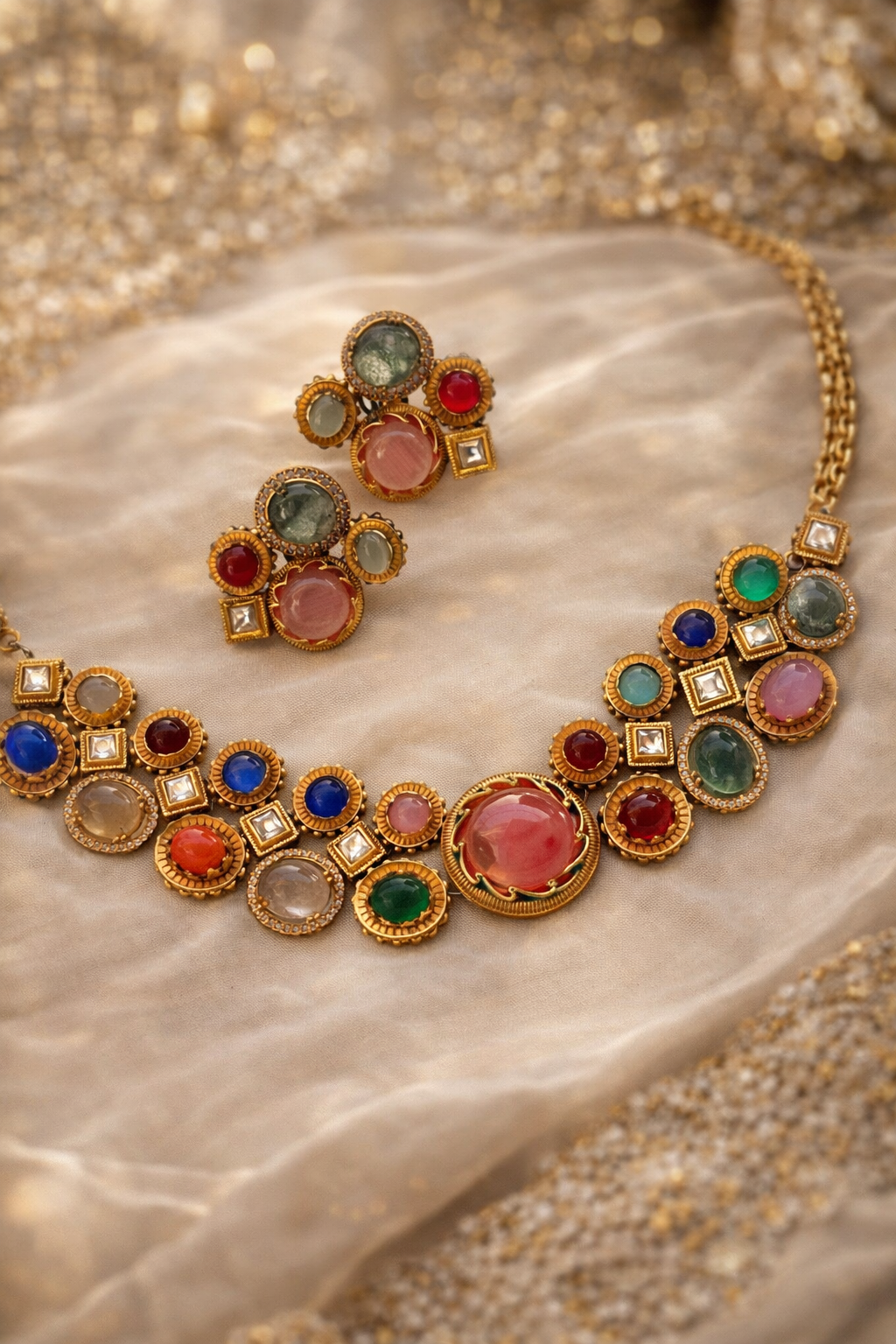 Rangrez Bridal Statement Jewelery Set