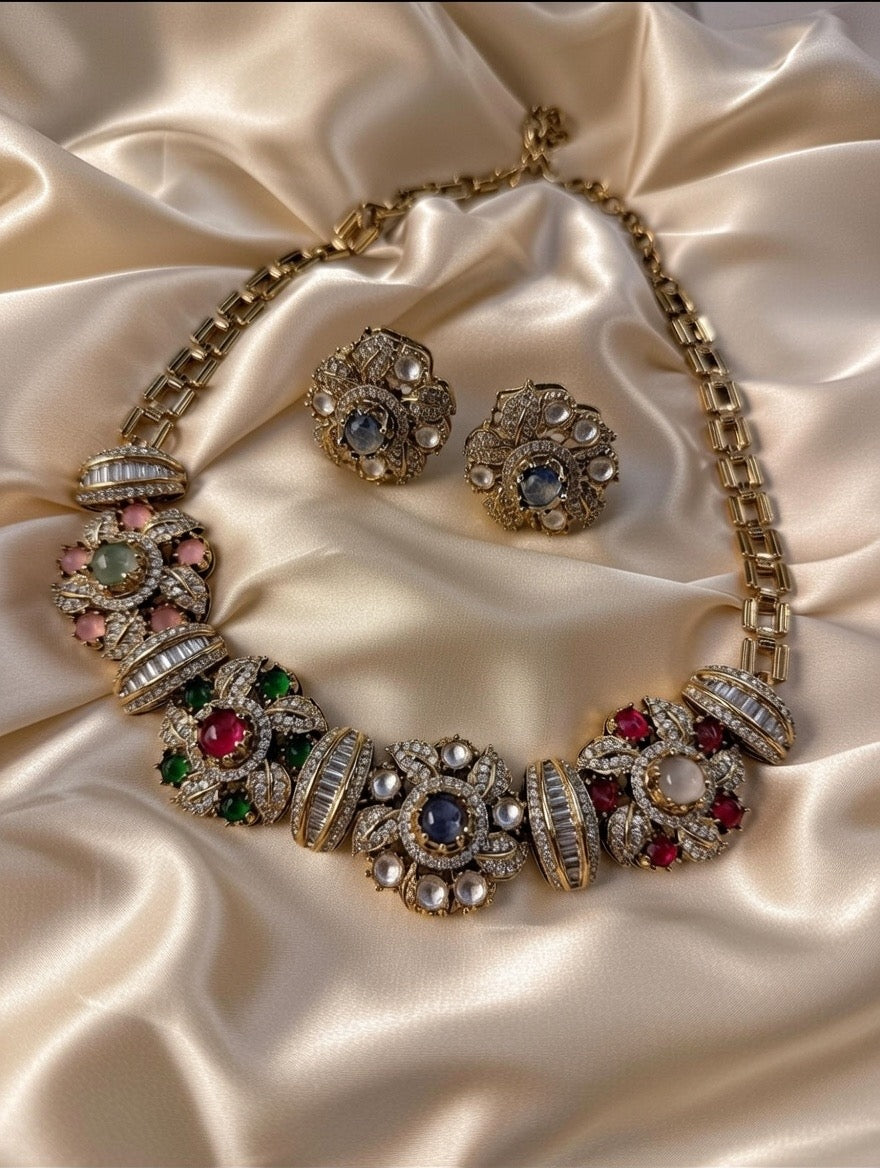 Regal Blossom Bridal Set