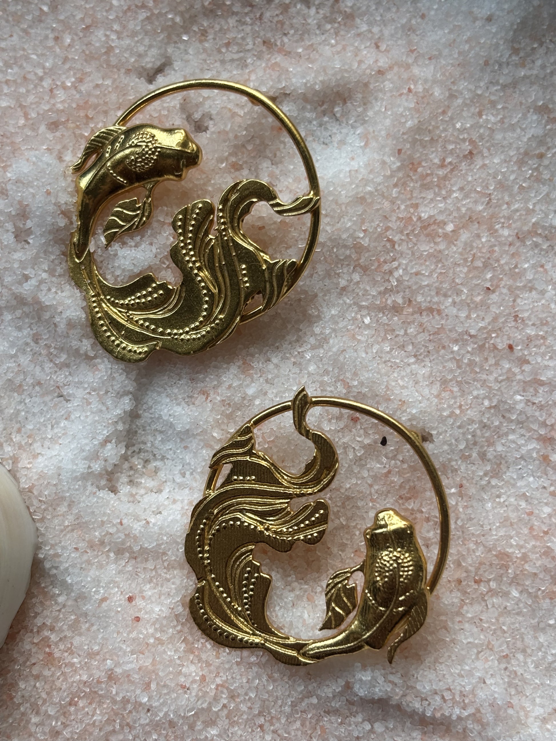 Sacred Koi Halo Studs
