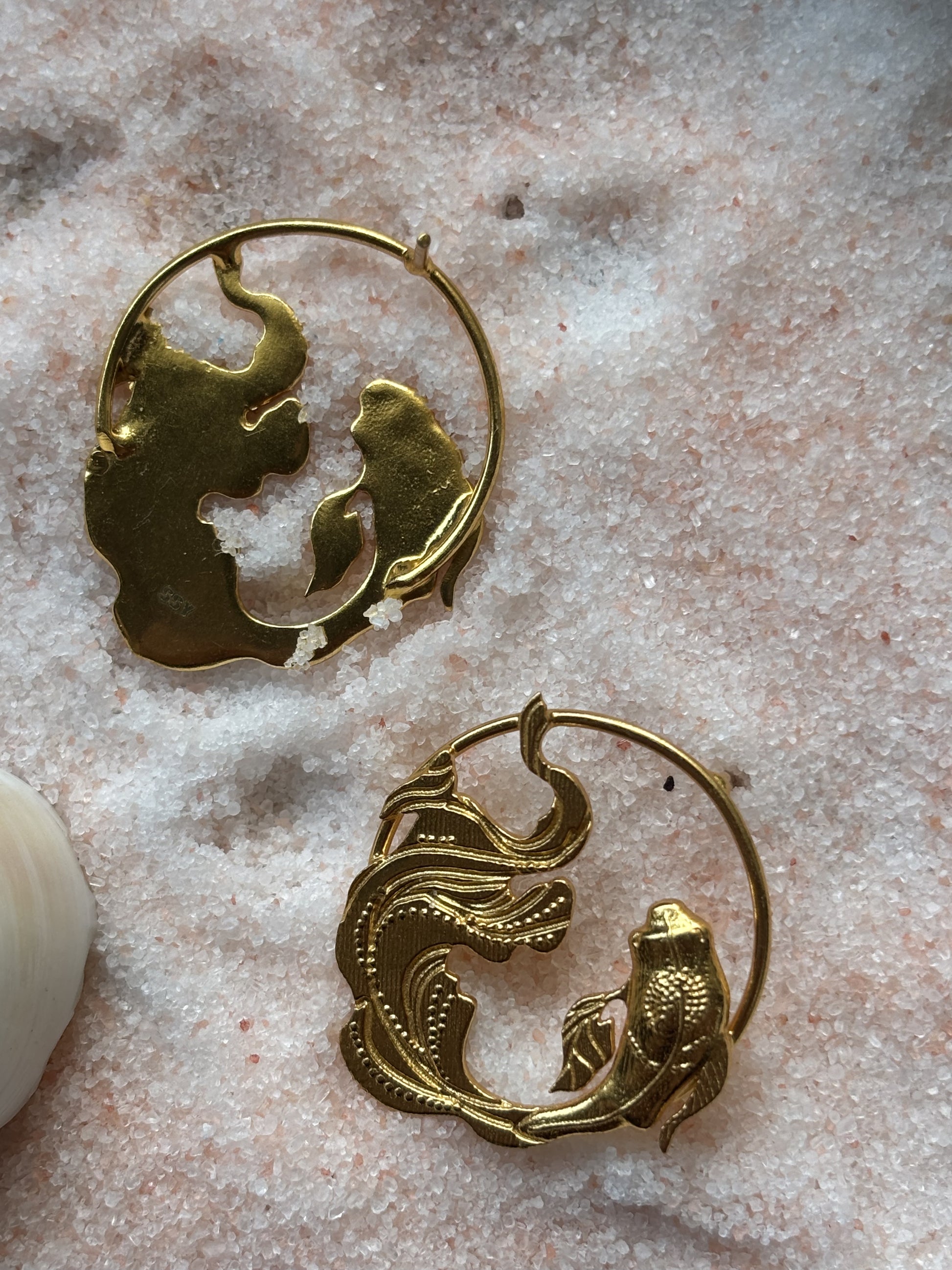 Sacred Koi Halo Studs