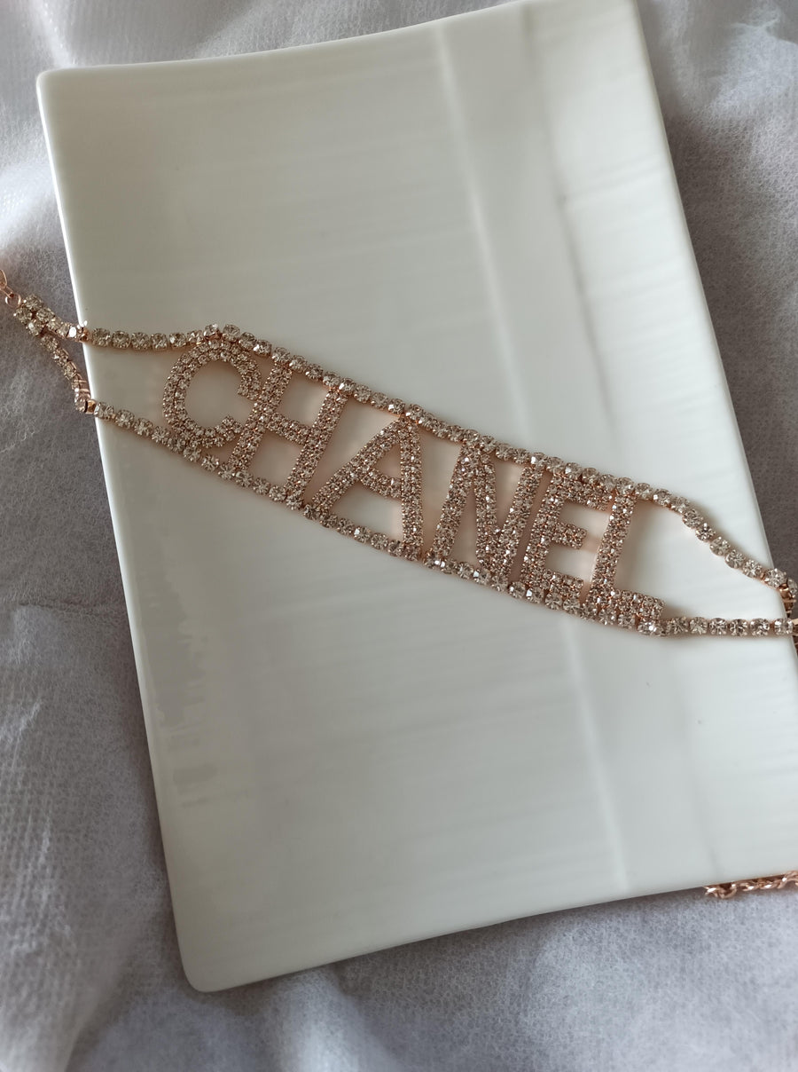 Rose-Gold Chanel Choker