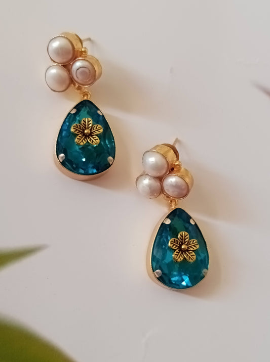 Sapphire Teardrop Earrings